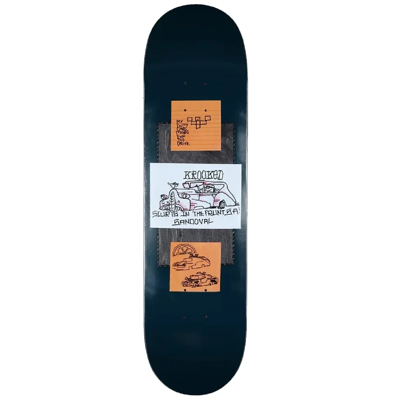 Krooked Sandoval More Fun Pro Skateboard Deck - 8.5