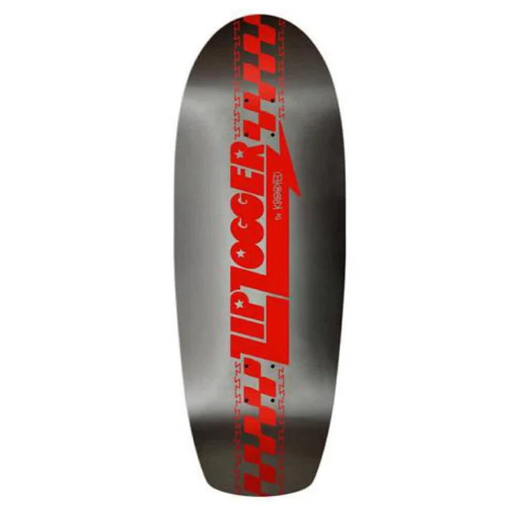 Krooked Skateboards Zip Zogger Black Foil Skateboard Deck - 10.75 (Shaped)