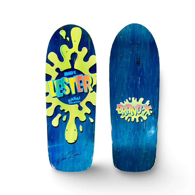 Lester Kasai 10.5”x30.5” HAND-PAINTED, AUTOGRAPHED Stain Deck (1 of 1)