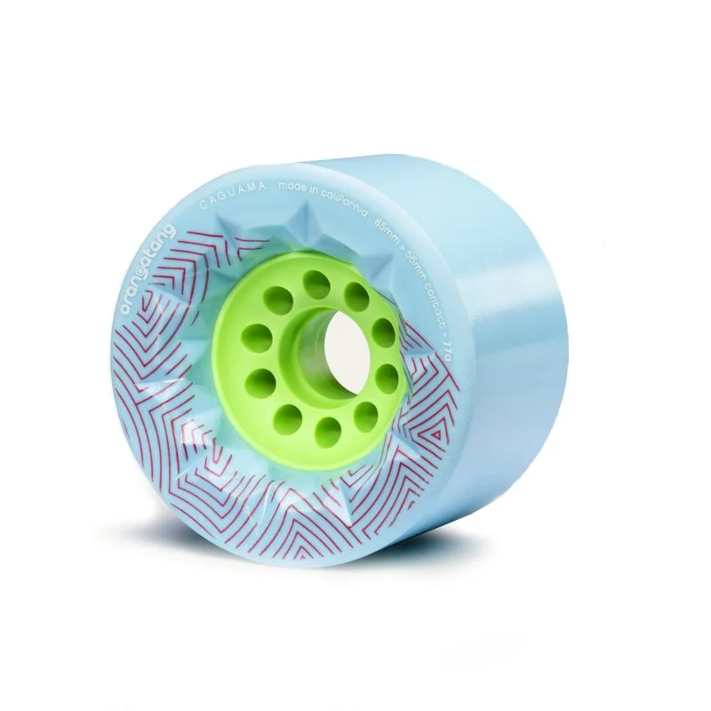 ORANGATANG CAGUAMA BLUE 85mm 77a LONGBOARD SKATEBOARD WHEELS