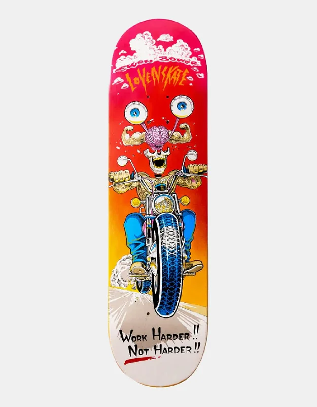 Lovenskate 'Work Harder Not Harder' Pro Skateboard Deck - 8.38"