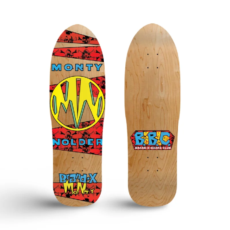 Monty Nolder BBC ‘Not Mini’ Deck 9.5"x32" HAND PAINTED (PRE-ORDER, DECEMBER)