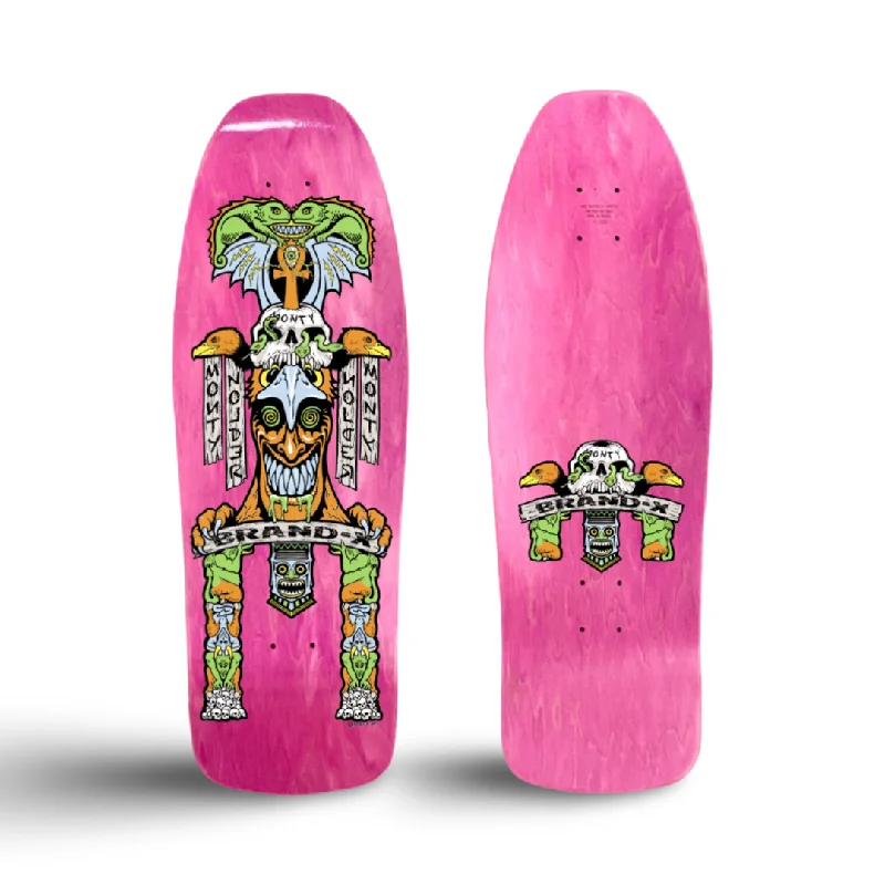 Monty Nolder TOTEM 10”x30.25” HAND PAINTED STAIN Deck ULTRA LIMITED EDITION (1 of 25)