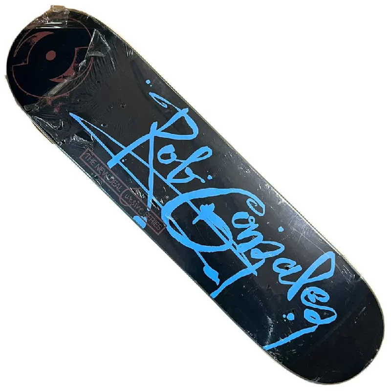 New Deal Rob Gonzales Deck 7.75x31.3 Cursive Series Skateshop Day Office Clean Out