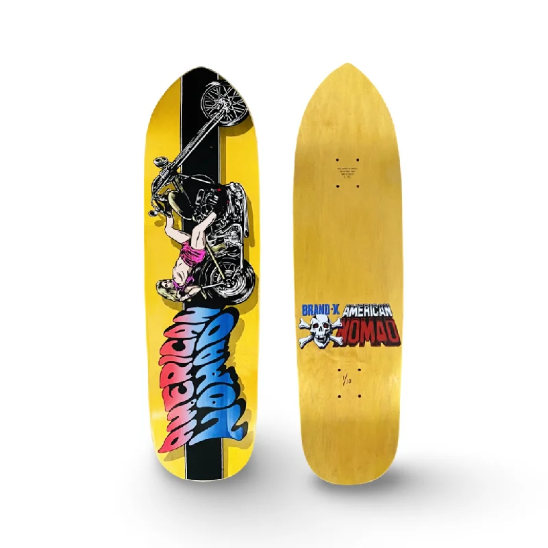 Nomad ‘Chopper Chick’ Limited Edition Deck 8.75”x32.25” HAND-PAINTED (1 of 10)