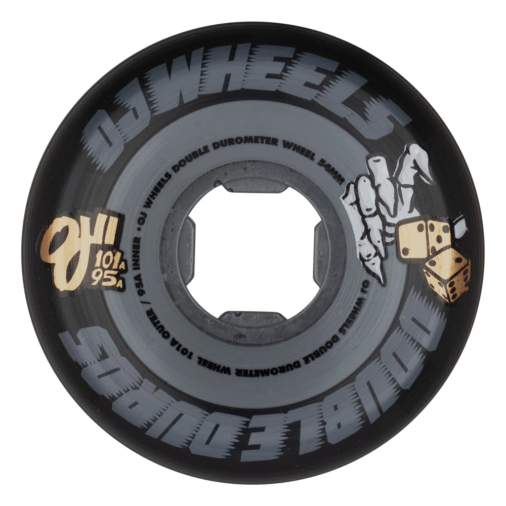 OJ -  Double Duro Black Mini Combo 101a/95a Wheels (54mm)