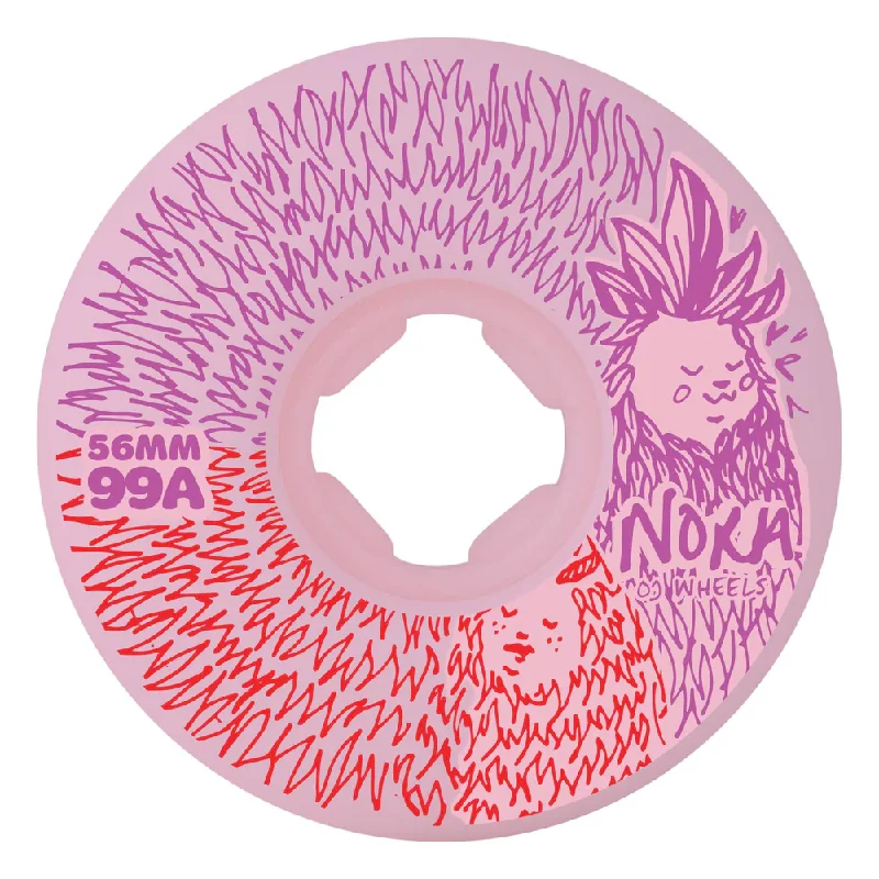 OJ "Nora Friends" Skateboard Wheels (Purple--Chubbies 56mm | 99a)