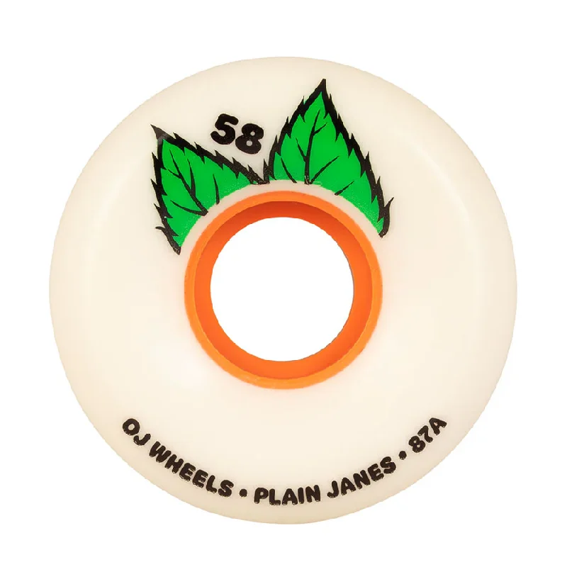 OJ "Plain Jane Keyframe" Skateboard Wheels (Off-White--58mm | 97a)