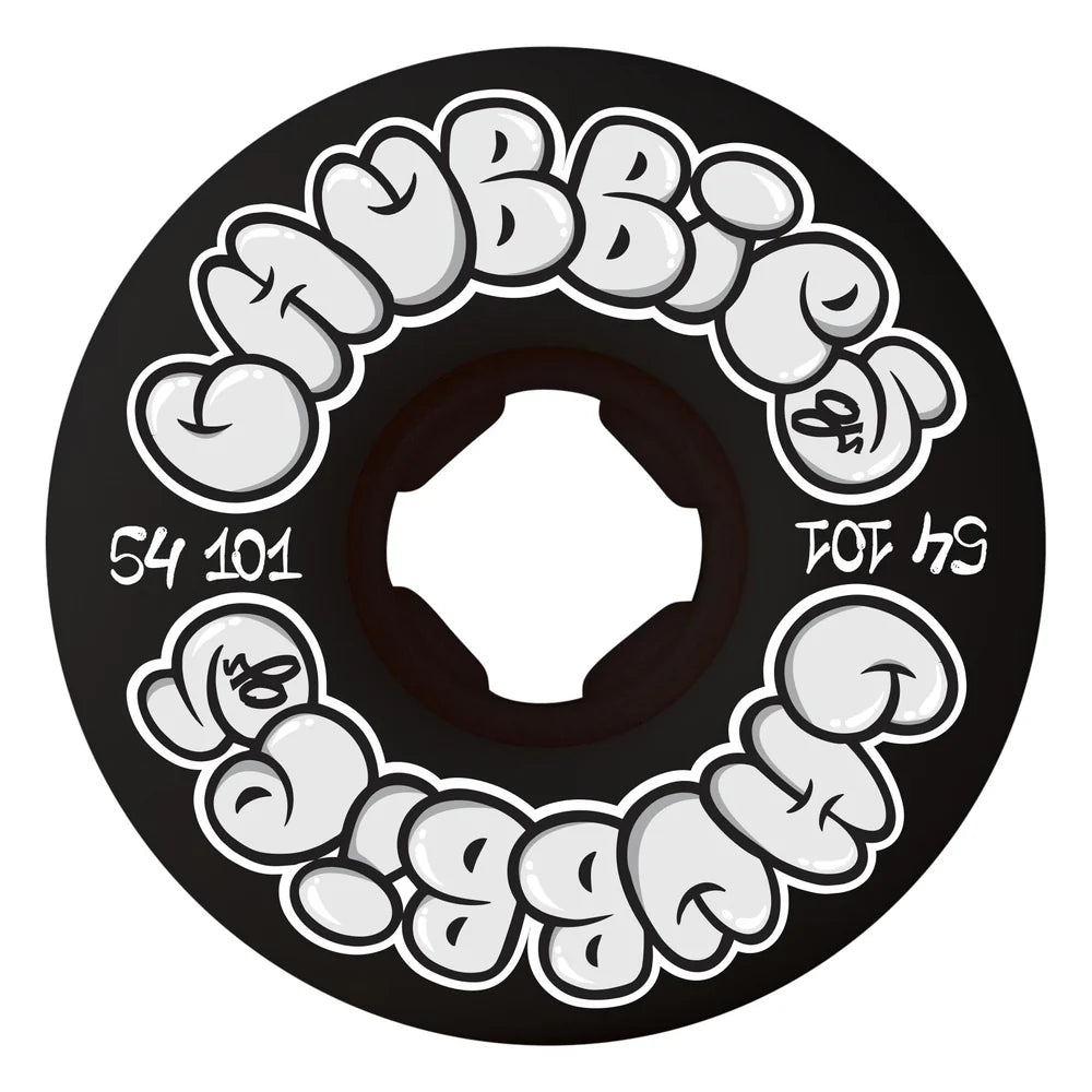 OJ - Team Elite Throw Ups Chubbies Black 101a Wheels (54mm)