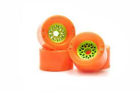 ORANGATANG DAD BOD ORANGE 105mm 80a LONGBOARD SKATEBOARD WHEELS