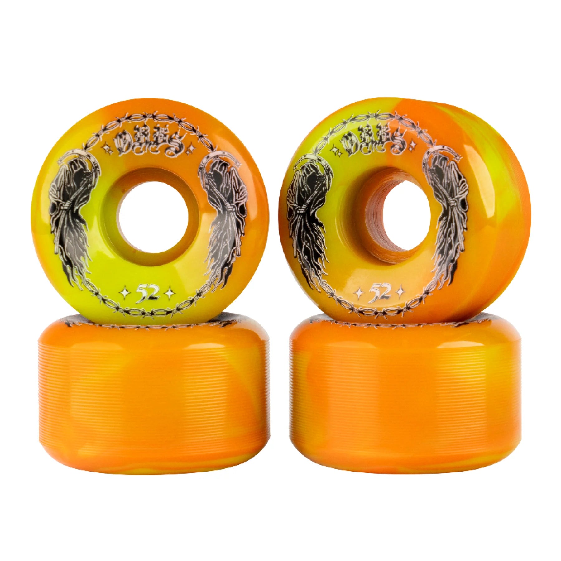 ORBS - SPECTERS SWIRL 52MM/99A (ORANGE/GREEN)