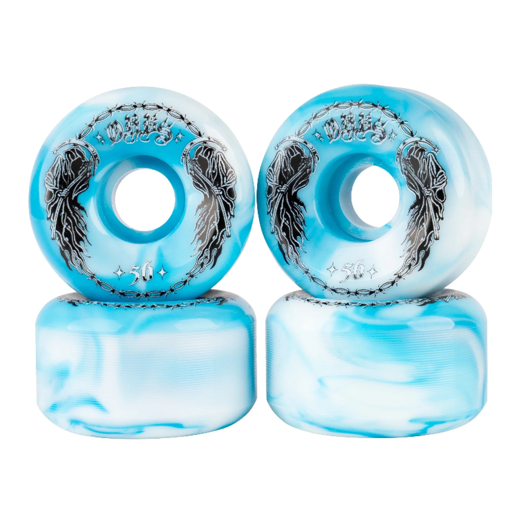 ORBS - SPECTERS SWIRLS 56MM/99A (BLUE/WHITE)