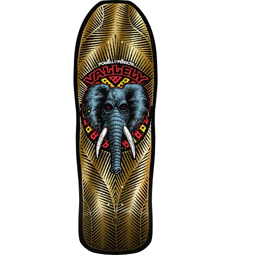 Powell Peralta 10.0 Vallely Elephant Gold Foil Reissue Deck