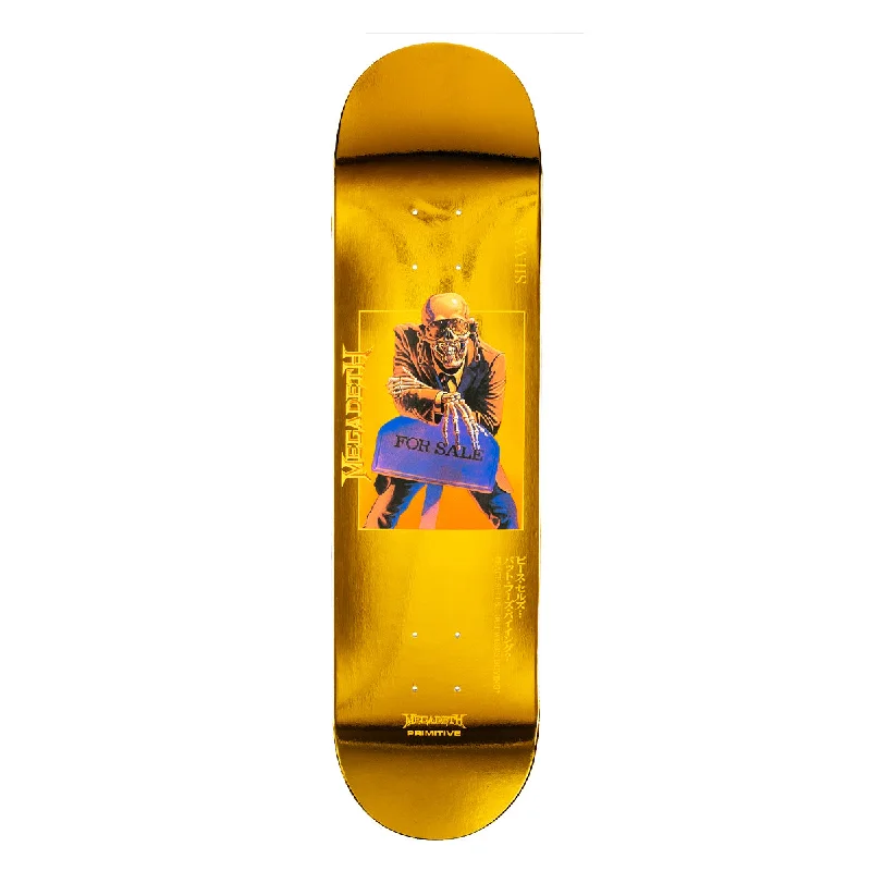 Primitive Skateboards Miles Silvas Peace Sells Deck Skateboard Deck - 8.125 (Megadeth)