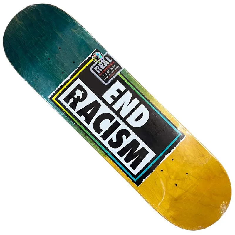 Real Deck End Racism 8.5x31.5 Skateshop Day Office Clean Out