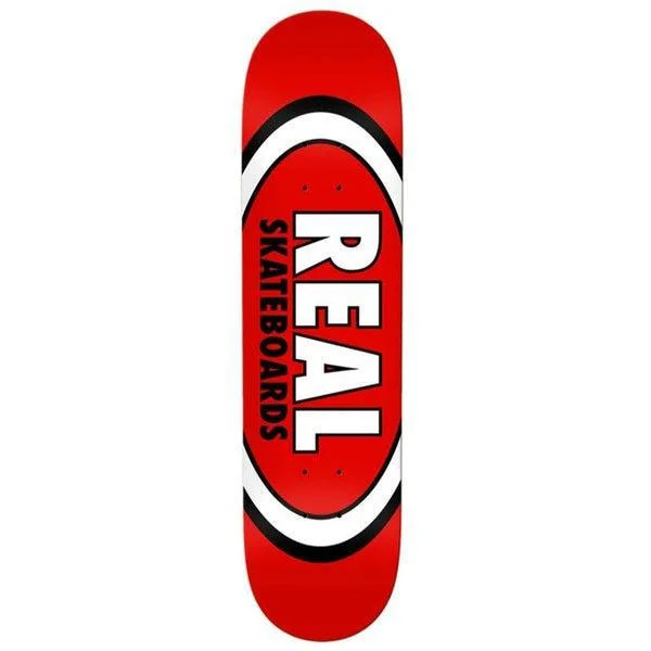 Real Skateboards Classic Oval Deck 8.12" Red