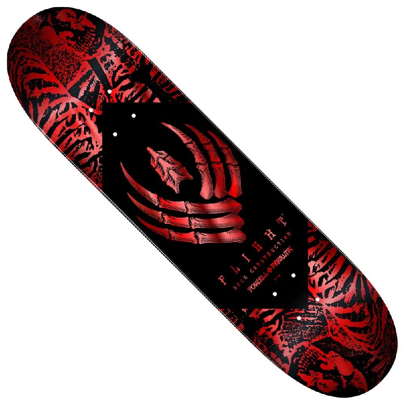 Red Foil Skeleton Flight Deck 8.38x31.9 Powell Peralta