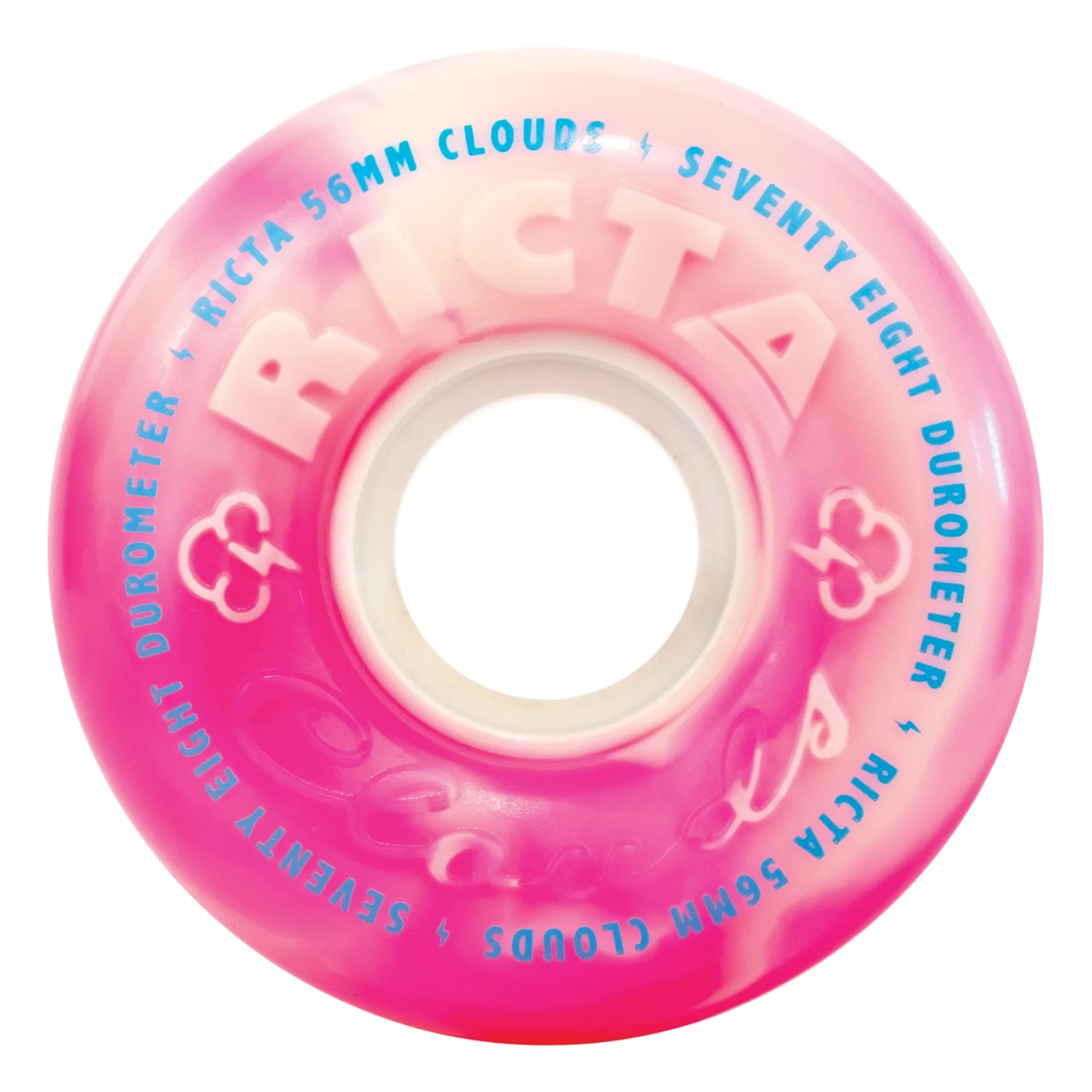 Ricta Wheels Clouds 78A - Pink Swirl - 56MM