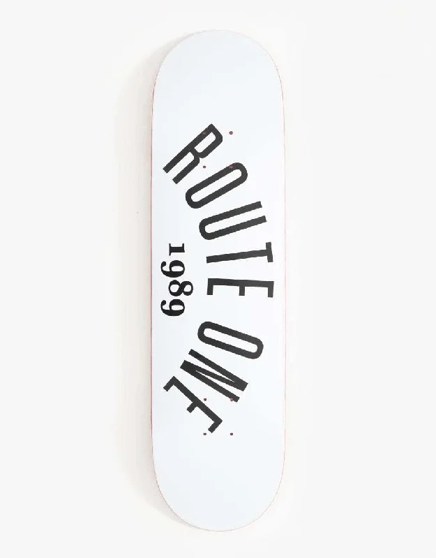 Route One Arch Logo 'OG Shape' Skateboard Deck - 7.75"