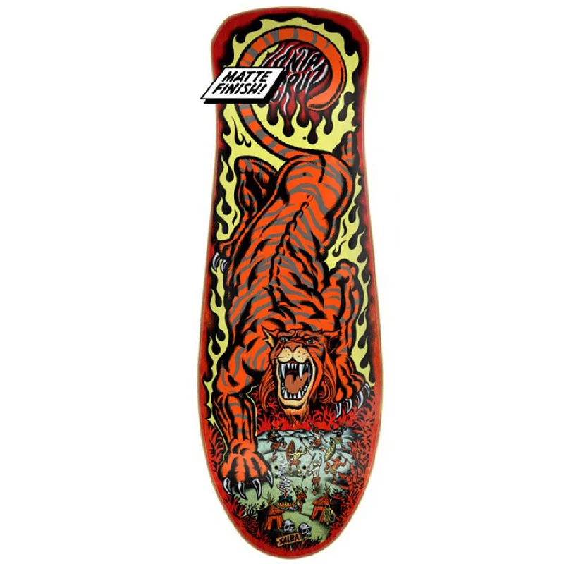 Sanat Cruz Salba Tiger Yellow Reissue Skateboard Deck - 10.25 (Shaped)