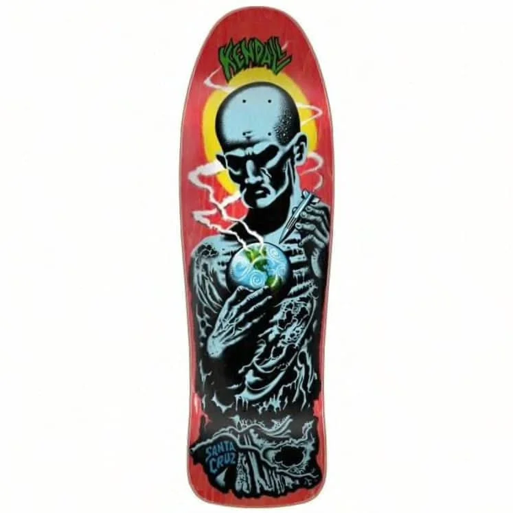 Santa Cruz - Reissue Jeff Kendall Atomic Man Skateboard Deck - 9.75"