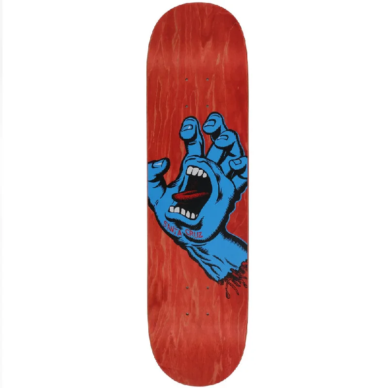 Santa Cruz Screaming Hand 8" Deck Red