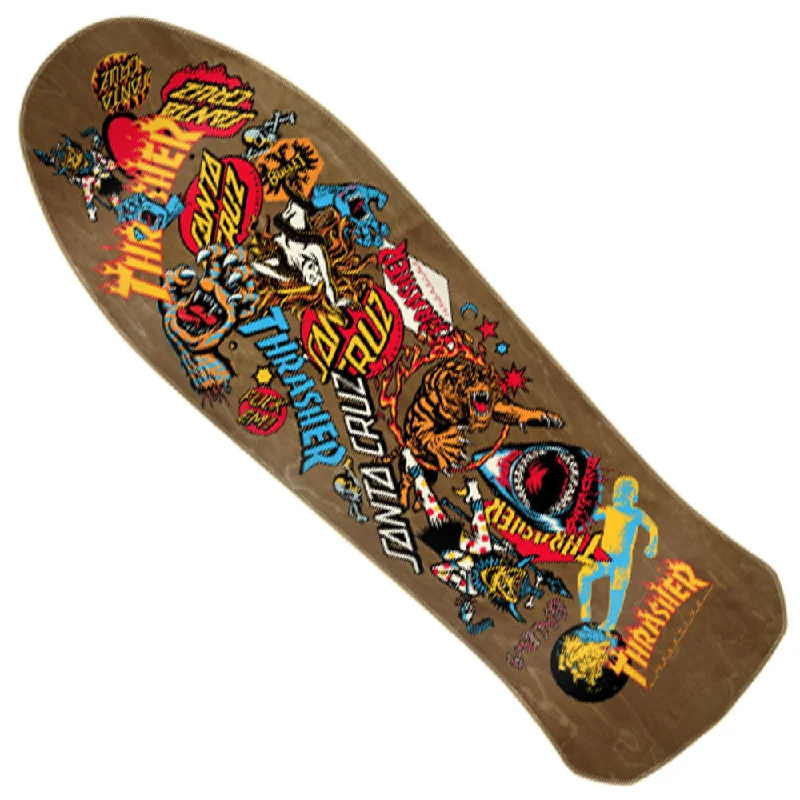 Santa Cruz x Thrasher Deck Salba Oops 10.4x32 Shaped