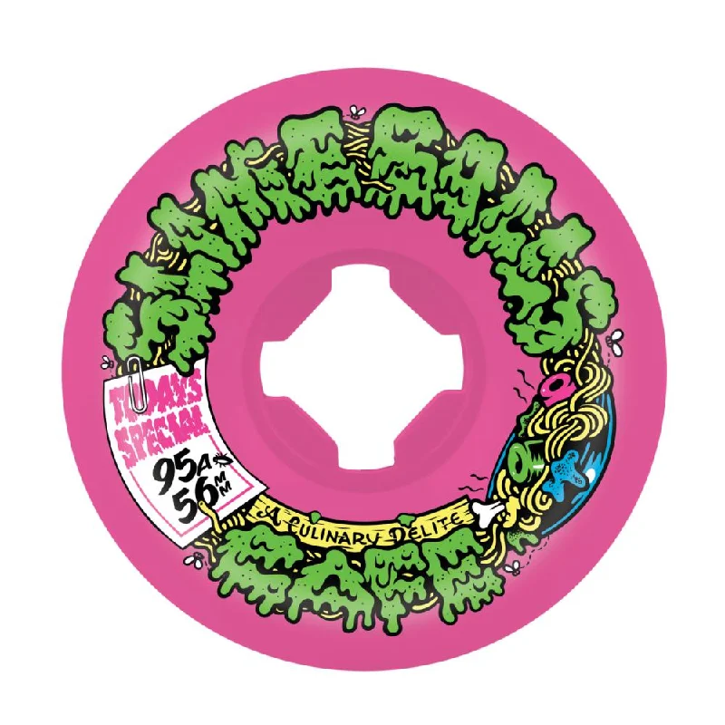 Slime Balls Double Take Cafe Vomit Mini Pink Black Wheels - 56mm