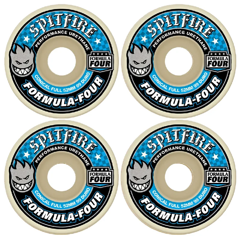 SPITFIRE F4 CONICAL FULL 99D WHEELS BLUE- 52MM