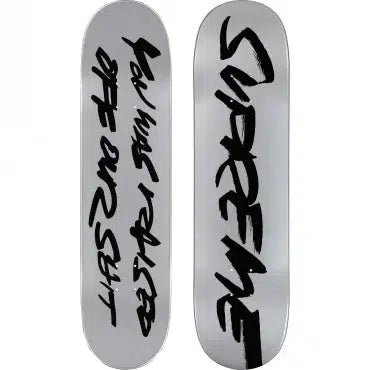 Supreme FUTURA SKATEBOARD (Silver)