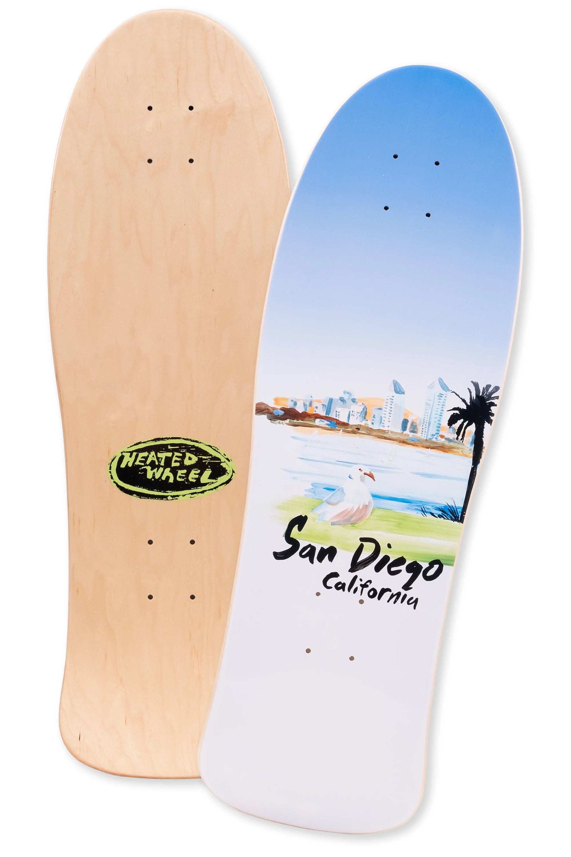 The Heated Wheel - California Cruiser 9.5" Deck