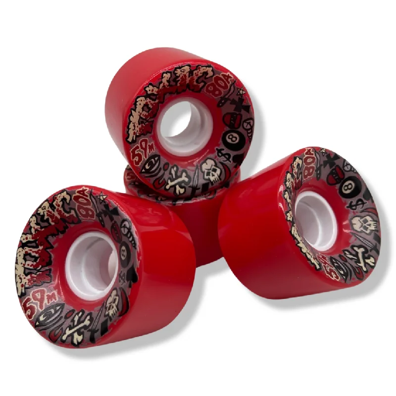 Toxic Team ALL-TERRAIN MED Wheels 59mm/80a (PRE-ORDER, NOVEMBER)