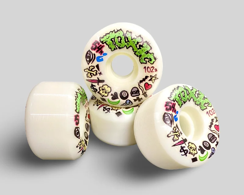 Toxic Team VERY HARD Wheels 54mm/102a