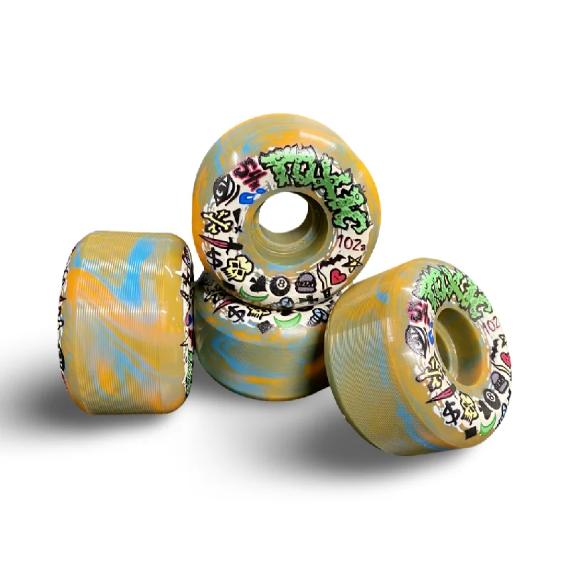 Toxic Team VERY HARD Wheels 54mm/102a