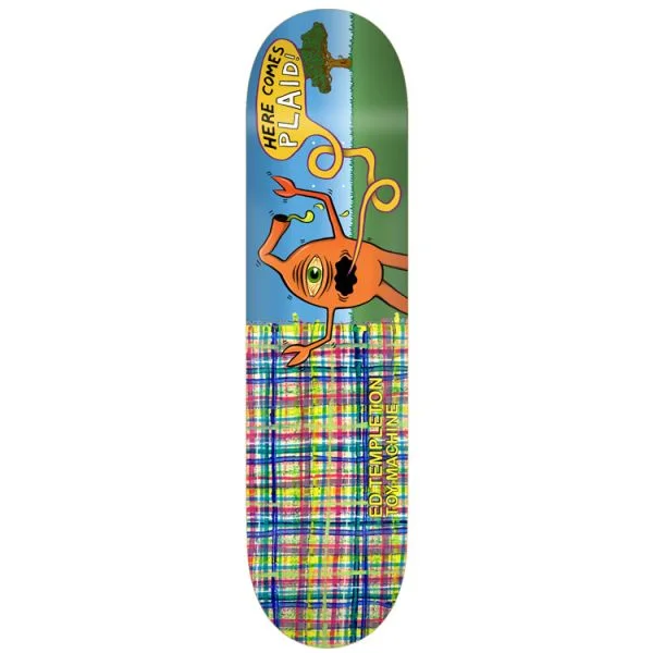 TOY MACHINE - TEMPLETON PLAID DECK 8.5