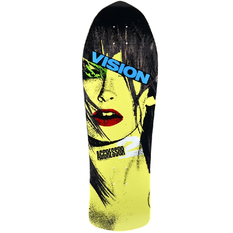 Vision Agressor 2 Skateboard Deck  - Black