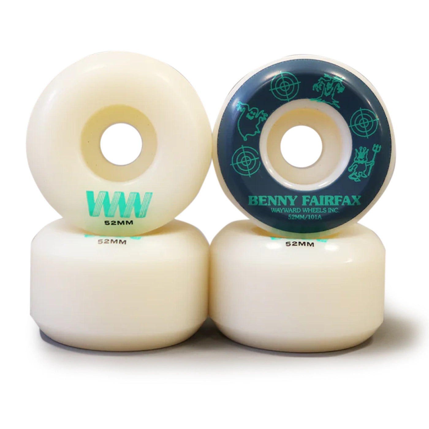 Wayward Wheels Benny Fairfax Funnel Cut Wheels - 52MM