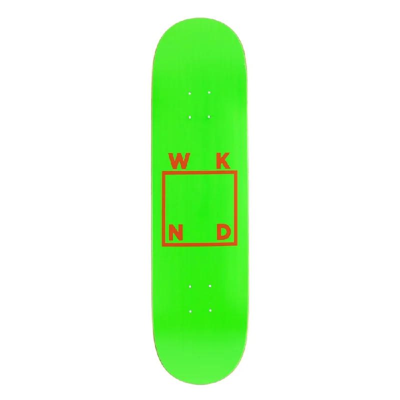 WKND Logo Green / Orange VA Deck 8.25