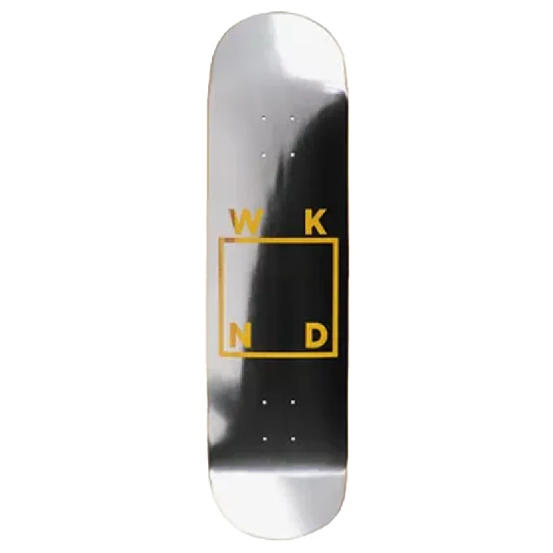 WKND SILVER FOIL LOGO DECK - 8.25"